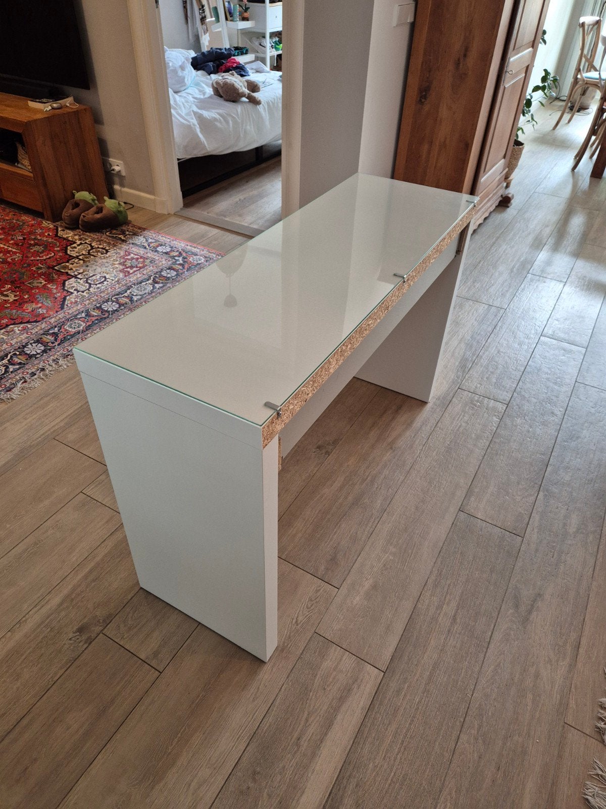 IKEA Malm toilettafel wit - Zo goed als nieuw, Huis en Inrichting, Ophalen, 100 tot 150 cm, Zo goed als nieuw, Minder dan 100 cm