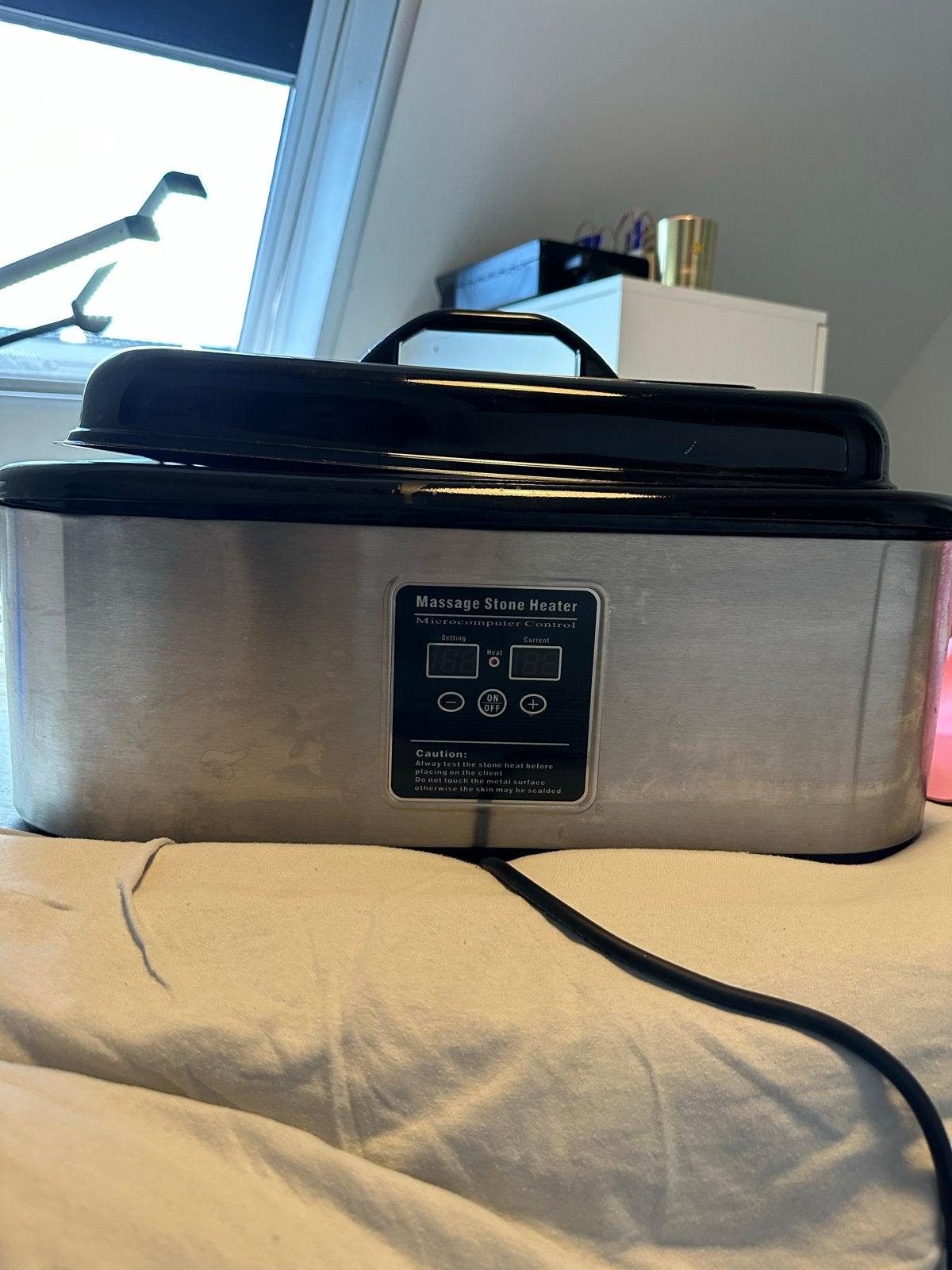Zo goed als nieuw: Massage Stone Heater!, Ophalen, Zo goed als nieuw, Hotstone
