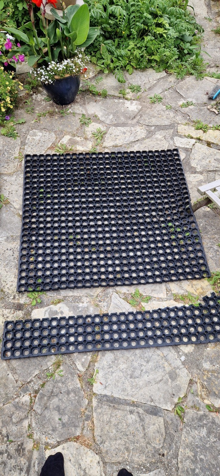 Rubberen deurmat/ ringmat / loopmat, Ophalen of Verzenden, Nieuw, Rubber