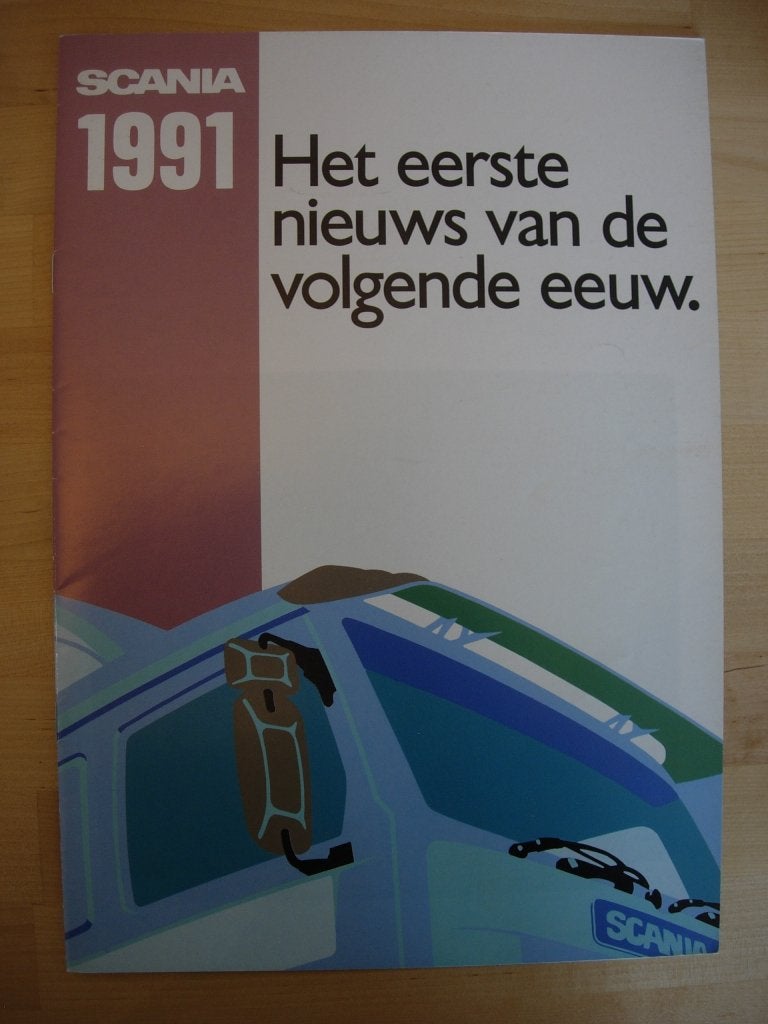 Scania Nieuws Brochure 1990 - Streamline, Verzenden, Zo goed als nieuw, Overige merken, Scania