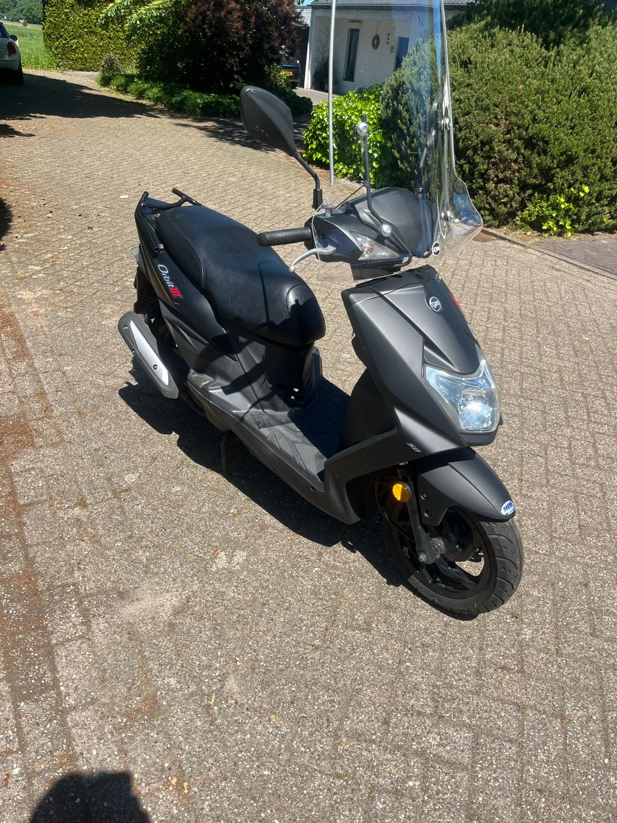 Sym Orbit 3 Scooter - Zwart Mat, Fietsen en Brommers, Gebruikt, Ophalen of Verzenden, Benzine, Orbit