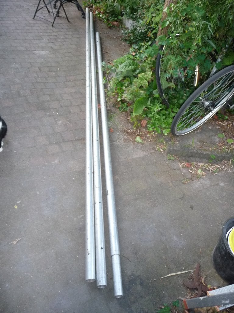 aluminium buizen, Doe-het-zelf en Verbouw, Metalen, Gebruikt, Aluminium, Ophalen