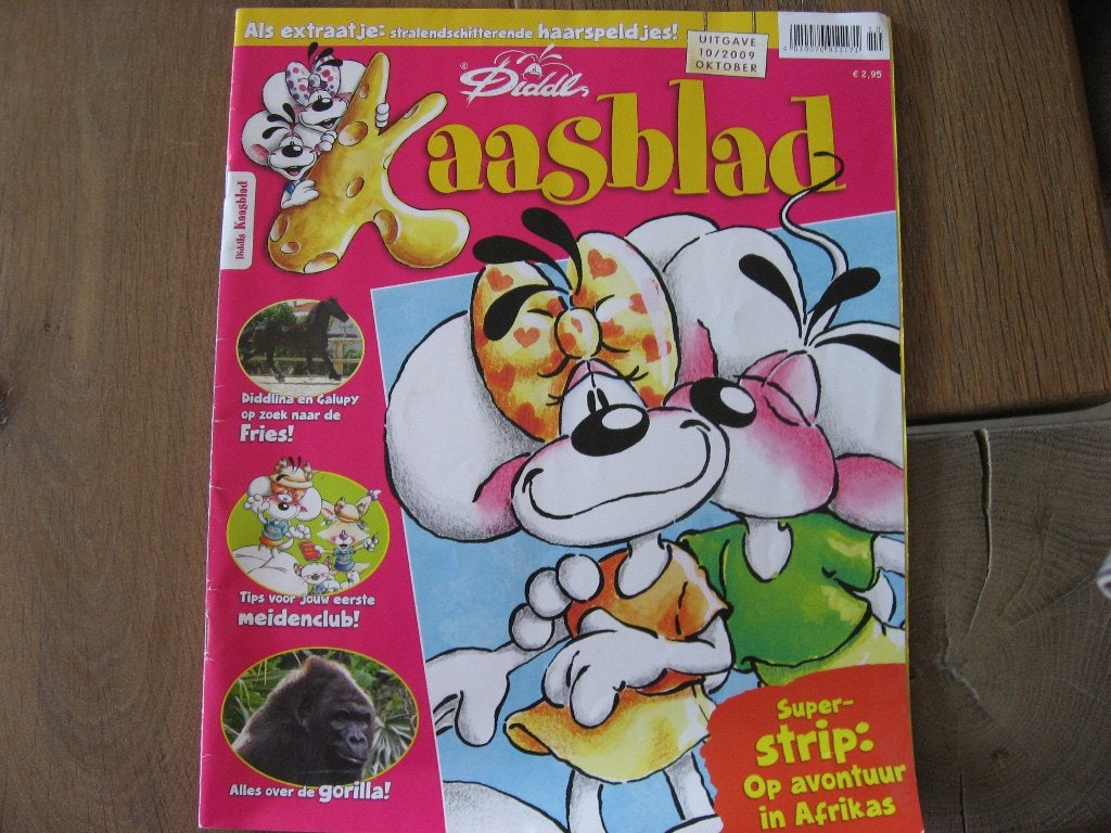 Diddls Kaasblad uitgave 10/2009, Verzenden, Diddlina, Gebruikt, Papier, Kaart of Schrift