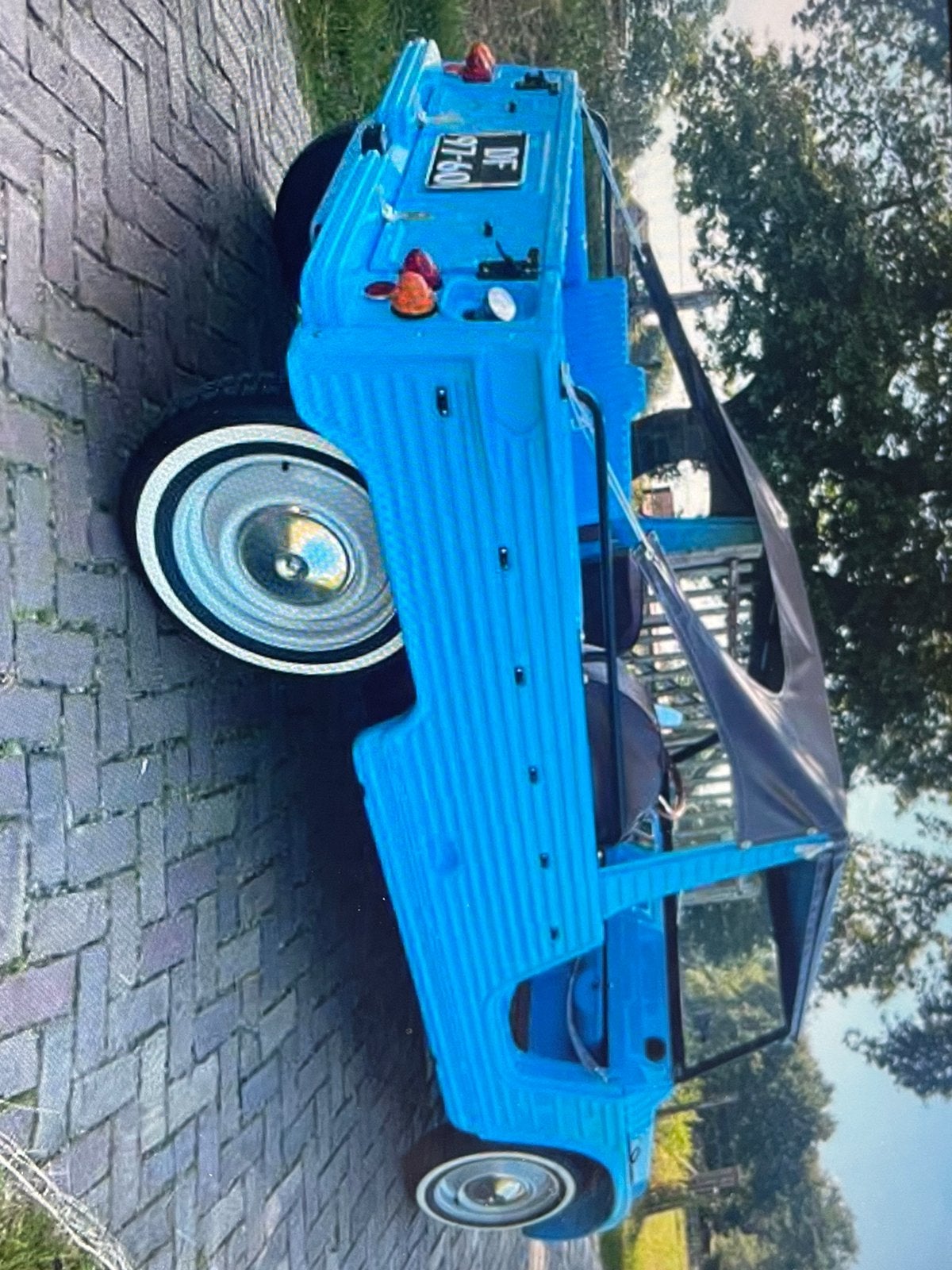 Oldtimer Citroën Mehari 1972 Blauw, foto 3