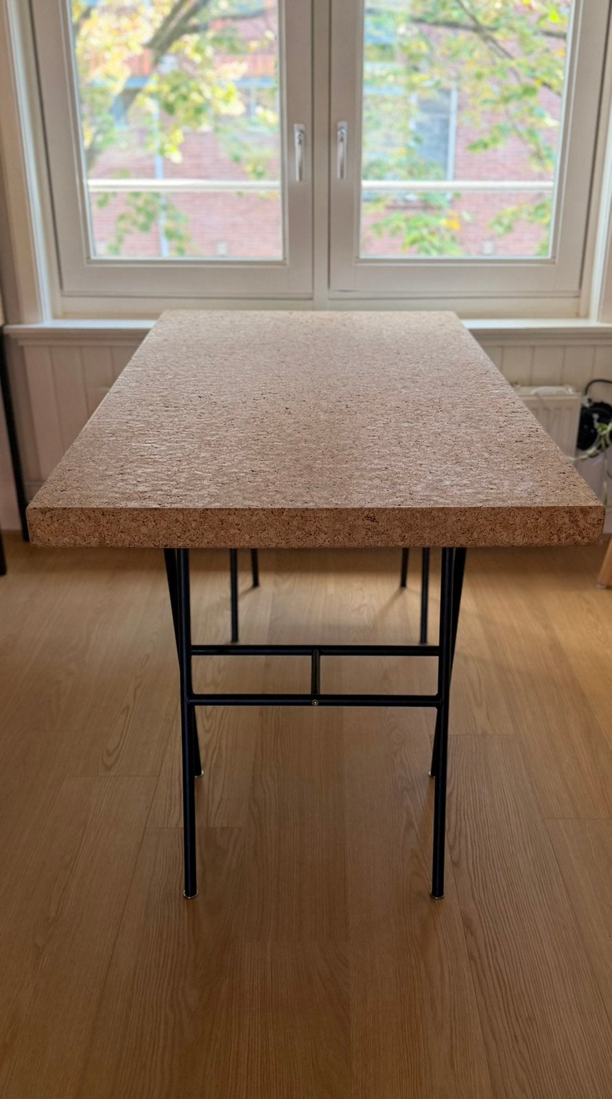 IKEA SINNERLIG tafel kurk (eettafel / bureau / hobby), Ophalen, Overige materialen, Gebruikt, 100 tot 150 cm