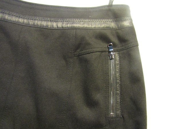 F1424 GELCO mt 42 rok zwart jersey ritsen stretch, Verzenden, Gelco, Zwart, Maat 42/44 (L)