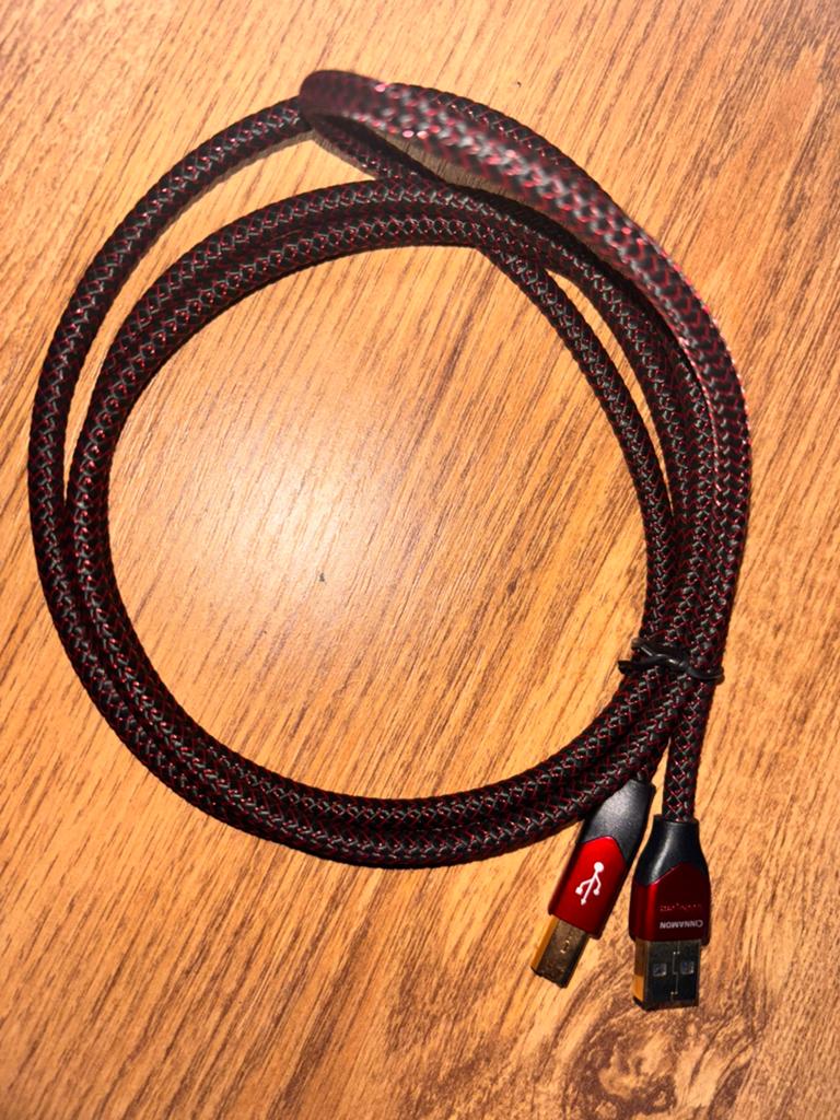 Audioquest Cinnamon USB A>B, Ophalen of Verzenden, Zo goed als nieuw, Minder dan 2 meter, Overige kabels