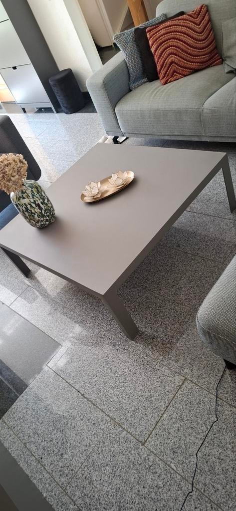 Strakke design salontafel van Goossens, 100 tot 150 cm, Zo goed als nieuw, Rechthoekig, 50 tot 100 cm