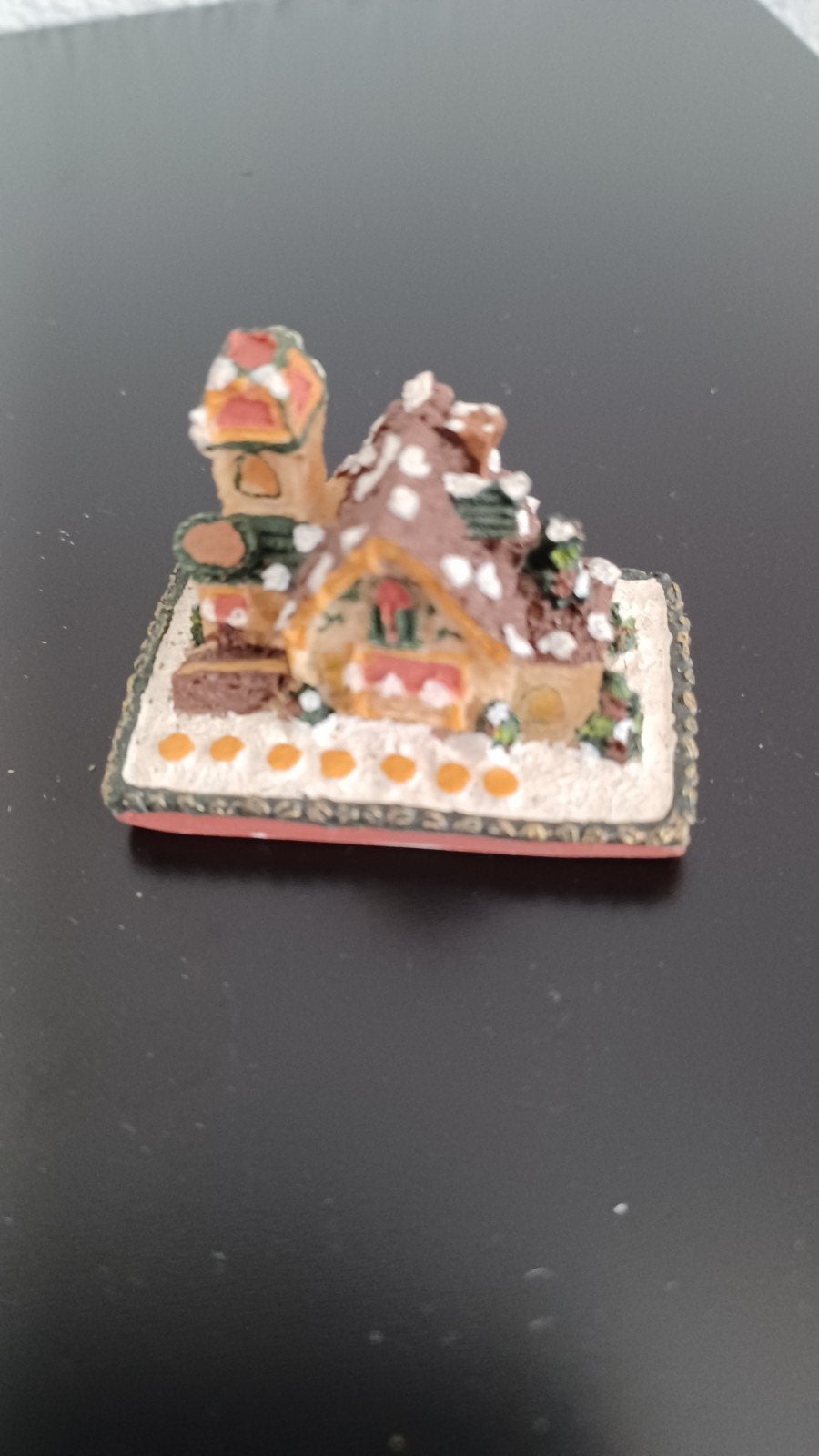 miniatuur gingerbread huis kerst poppenhuis, Ophalen of Verzenden, Zo goed als nieuw, Poppenhuis