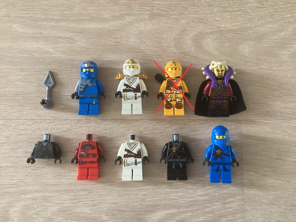 Lego Ninjago minifigures, Inclusief minifiguren, Gebruikt, Verzenden, Lego