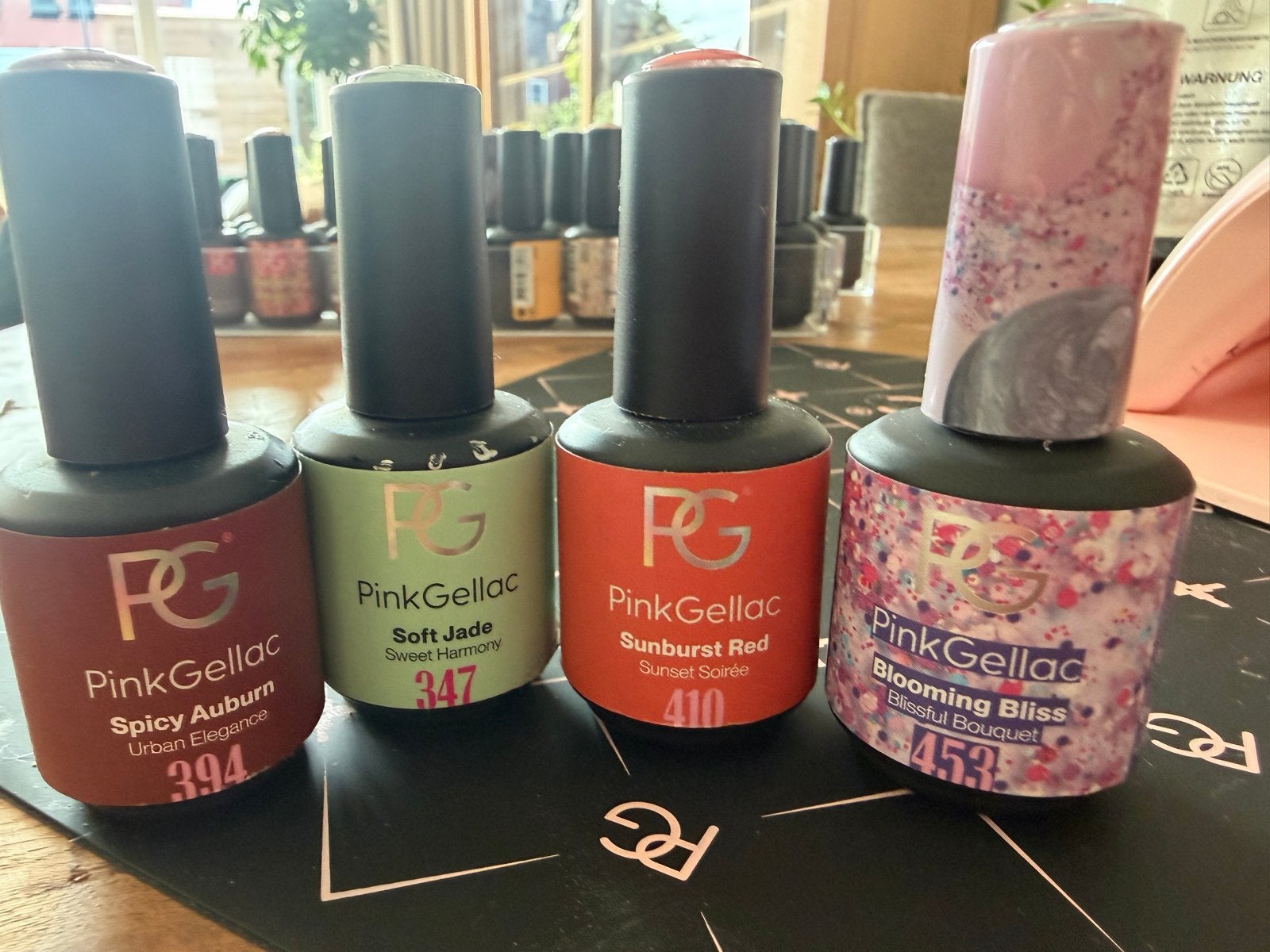 4 ongebruikte Pink Gellac gellakjes - diverse kleuren, Ophalen of Verzenden, Nieuw, Overige typen