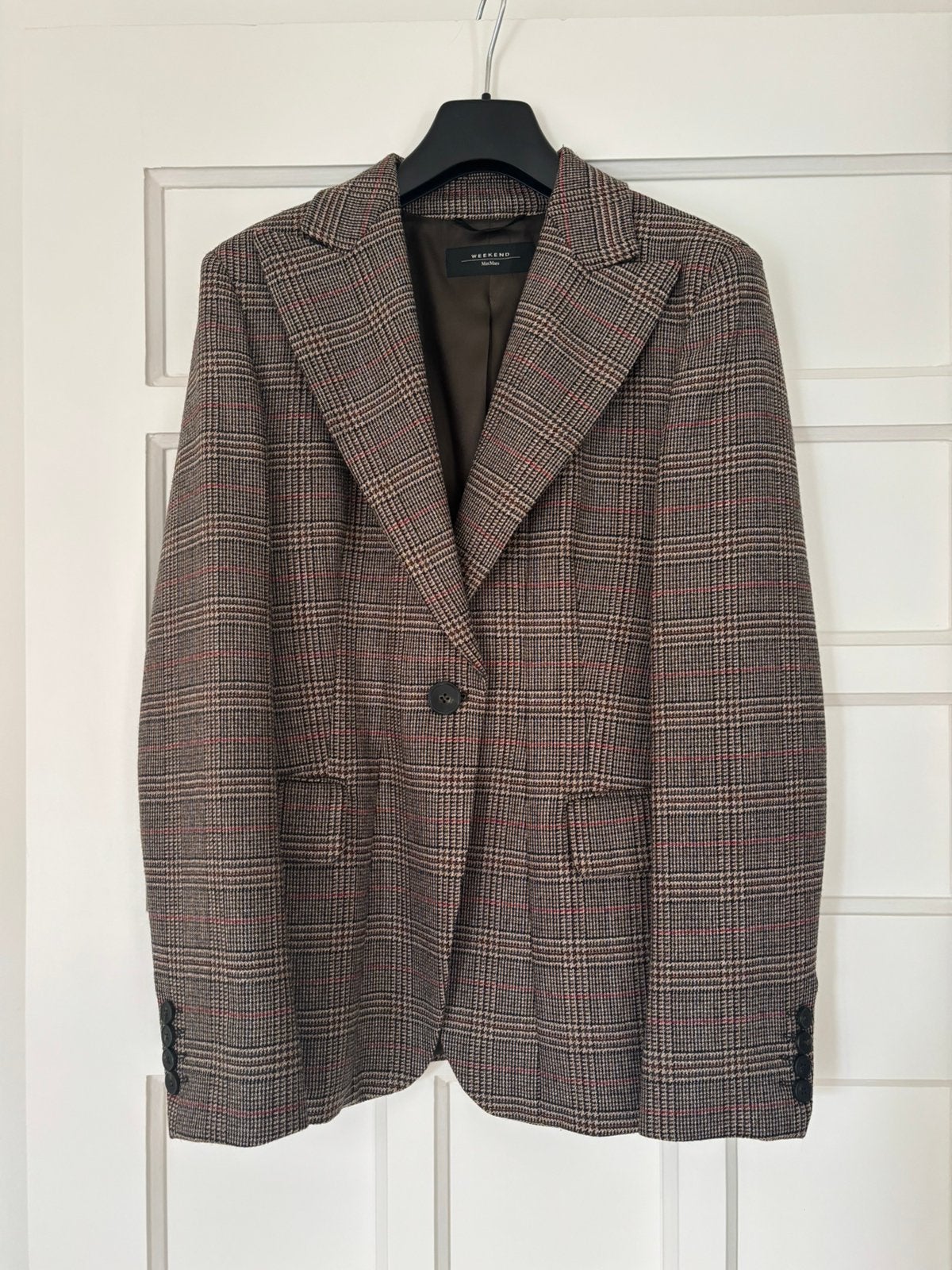 MaxMara Weekend blazer colbert ruit maat 38, Kleding | Dames, Verzenden, Zo goed als nieuw, Maat 38/40 (M)