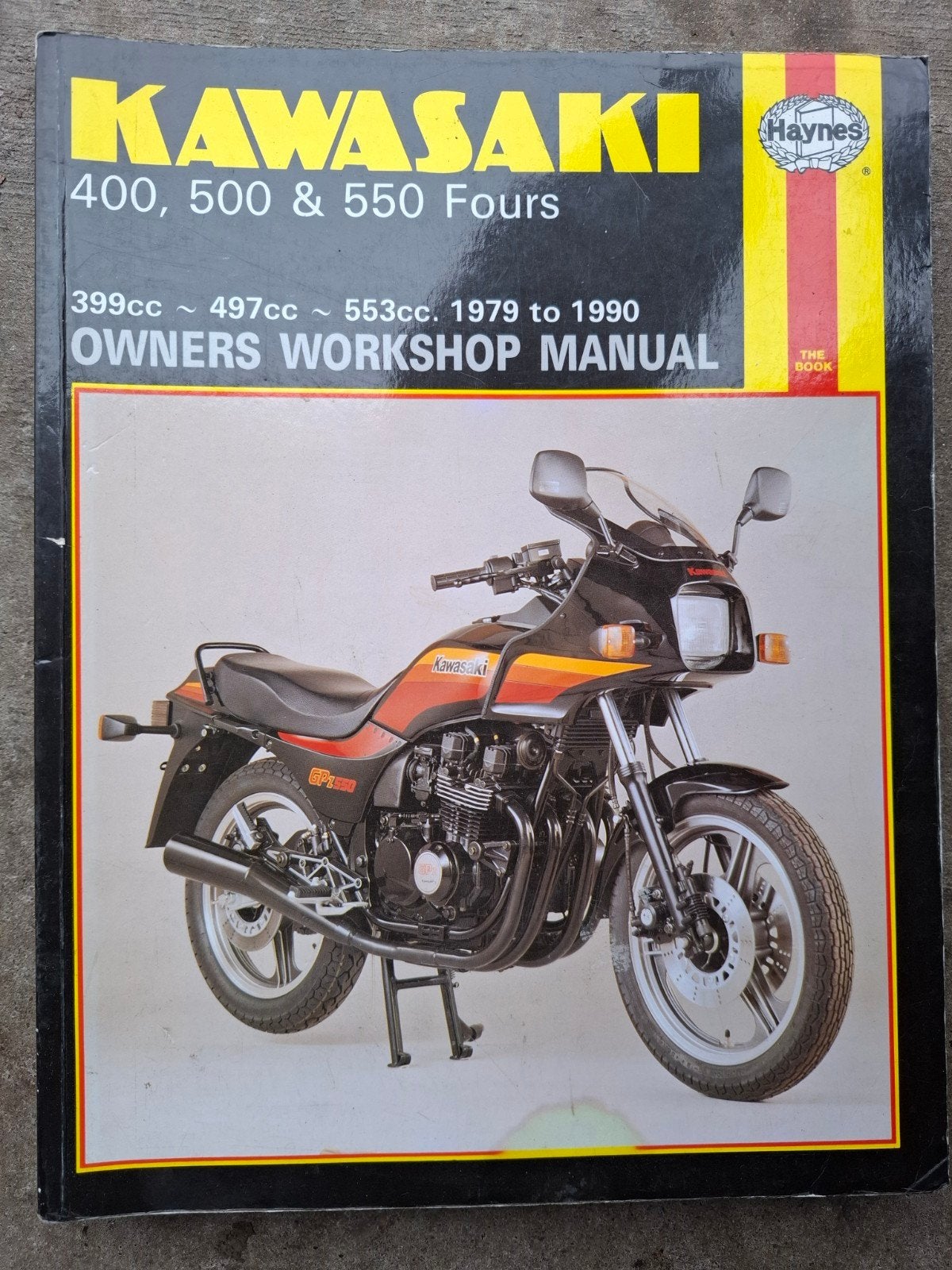Kawasaki GPZ550 handboek, Ophalen of Verzenden, Overige merken