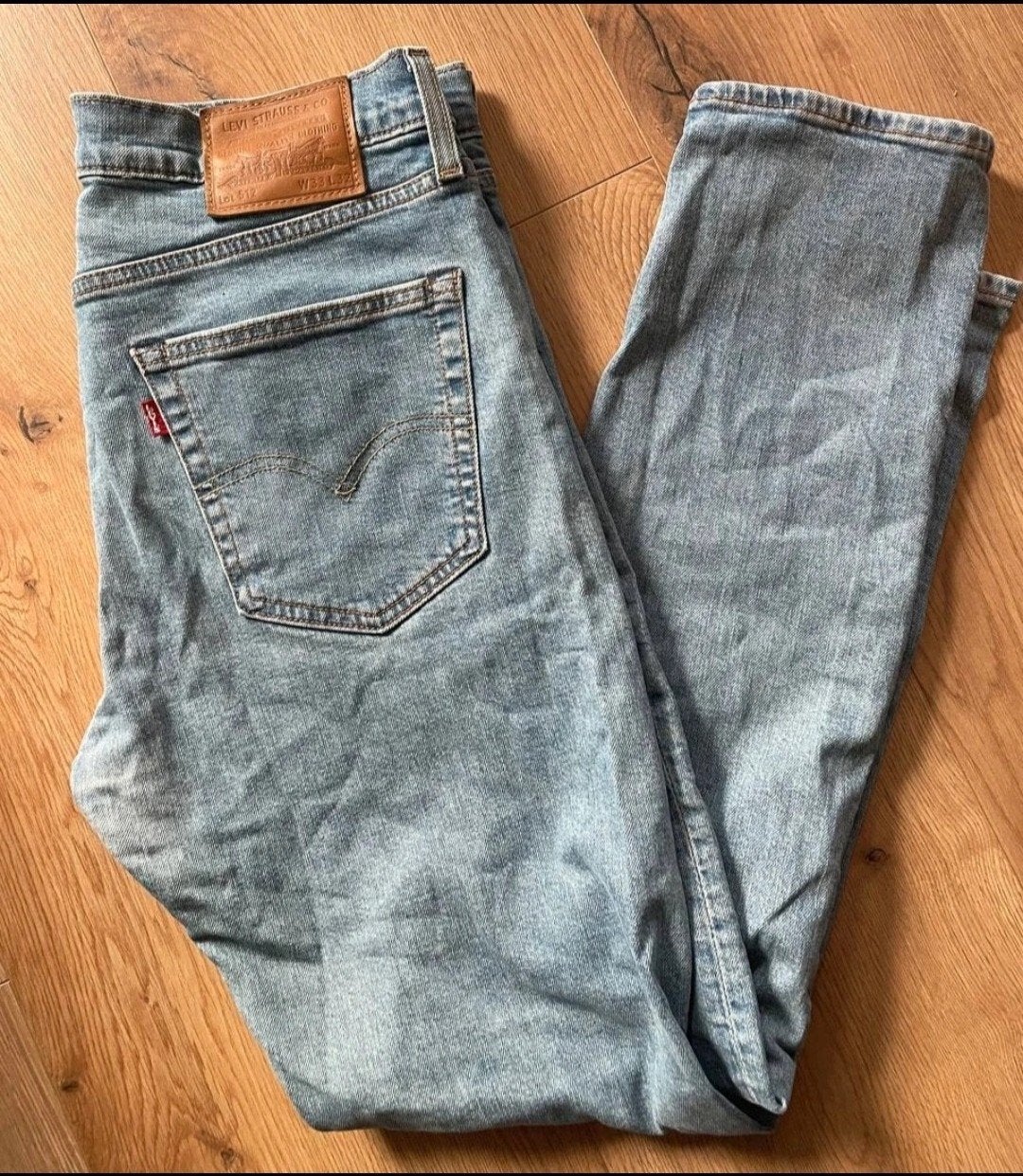 Levi's 512 Slim Taper Jeans W33 L32 - Zo goed als nieuw, Levi's, Blauw, Ophalen of Verzenden, Zo goed als nieuw