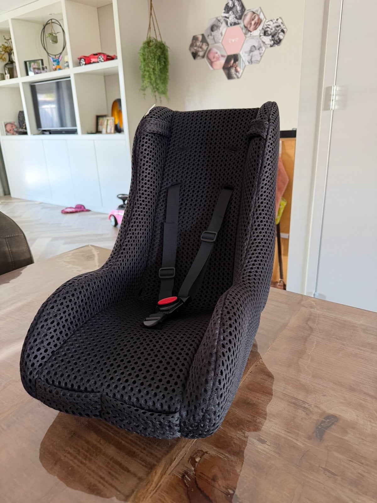 Peuterschaal bakfiets, Ophalen, Zo goed als nieuw, 9 t/m 18 kg