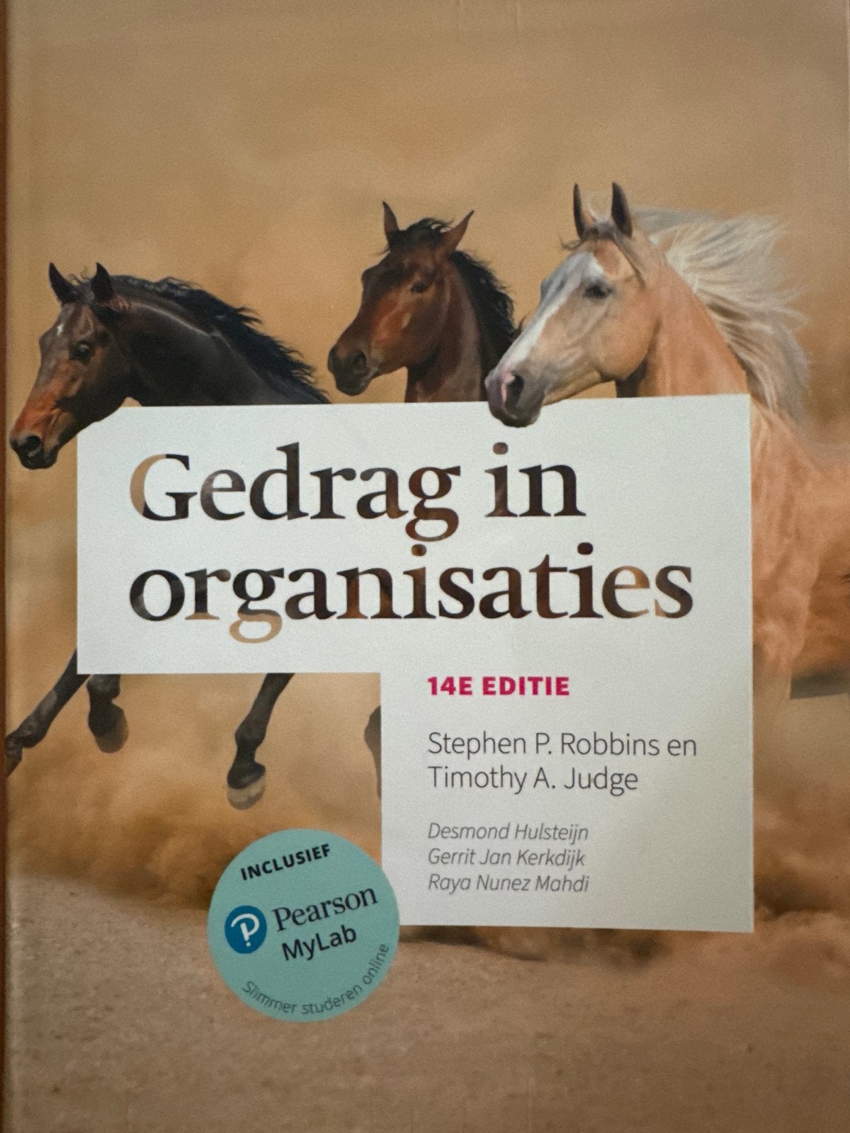 Gedrag in organisaties - 14e editie (incl. MyLab), Ophalen of Verzenden, Gamma, Zo goed als nieuw, HBO