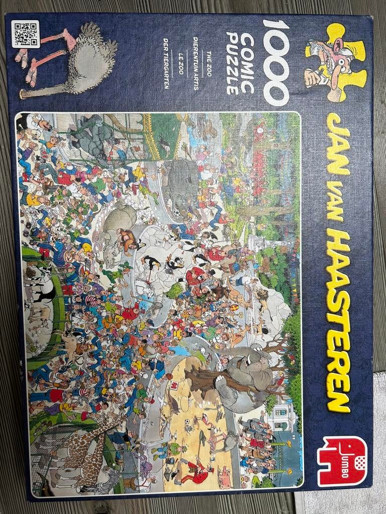 Jan van Haasteren puzzels 1000 stukjes, Hobby en Vrije tijd, Denksport en Puzzels, Ophalen, 500 t/m 1500 stukjes, Zo goed als nieuw