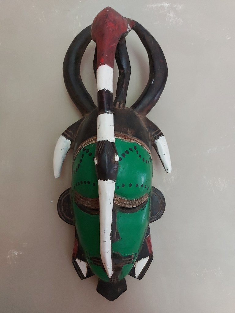 Afrikaans Guru masker uit Ivoorkust, Antiek en Kunst, Verzenden