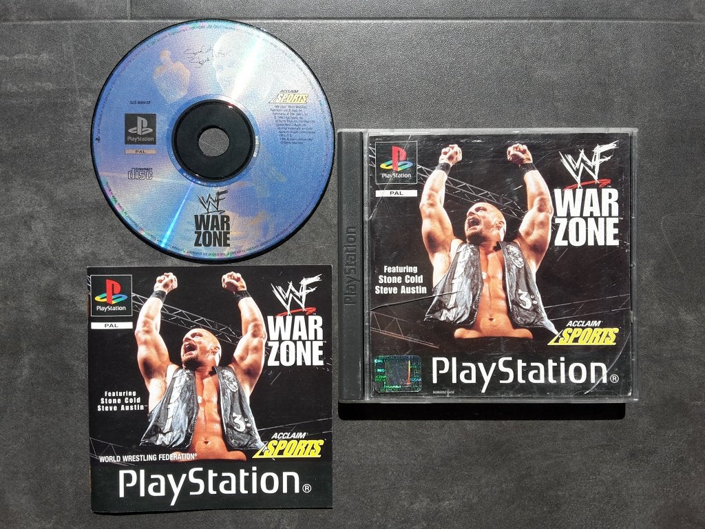 PS1 - WWF War Zone - PlayStation 1 Worstel Spel, Avontuur en Actie, 1 speler, Ophalen of Verzenden, Zo goed als nieuw