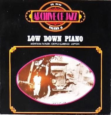 Low Down Piano oude jazz piano LP zelf ophalen Amsterdam 10€, Ophalen, 1980 tot heden, Complilatie, 12 inch