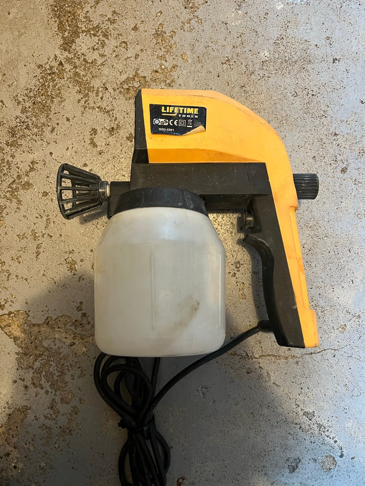 Lifetime elektrische verfspuit - Handig en efficiënt, Ophalen of Verzenden, Gebruikt, Verfspuit of Verfpomp