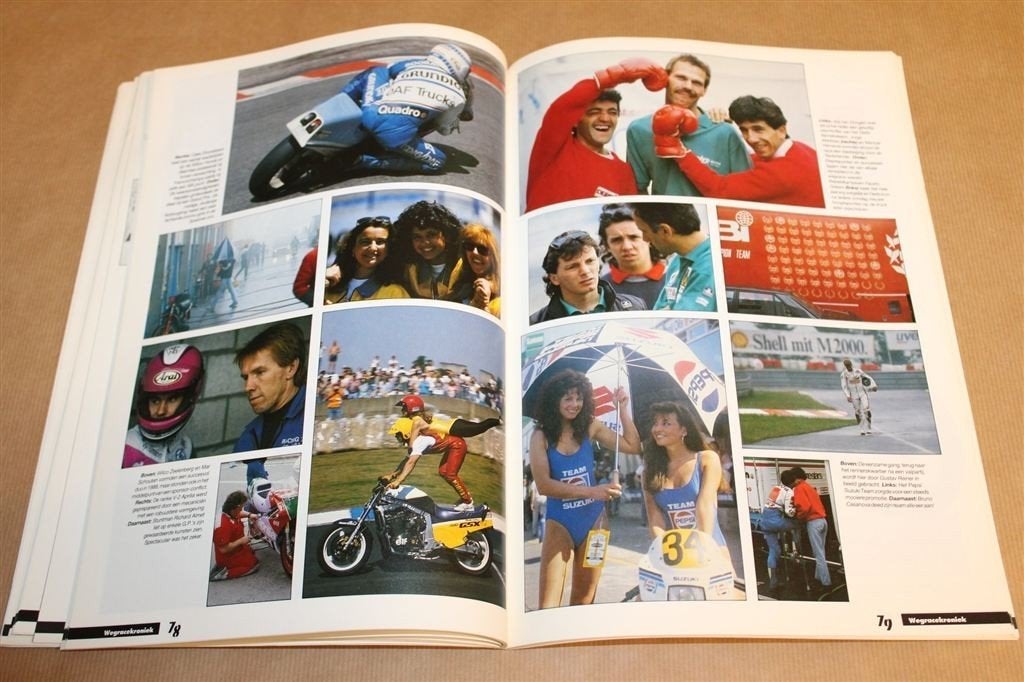 Wegrace Kroniek 88/89 — Compleet Jaarboek Motorraces, Boeken, Ophalen of Verzenden, Gelezen