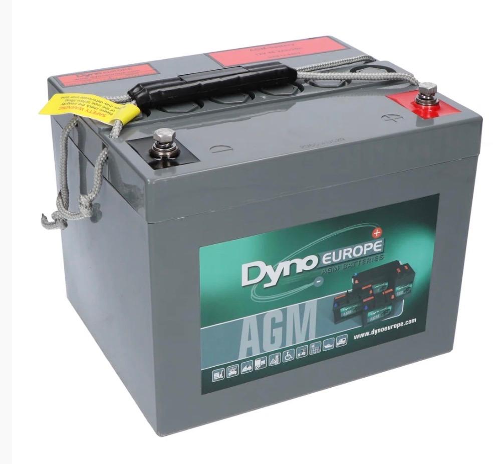 2 stuks Dyno Europe AGM Accu 12V 46.2Ah - DAB12-44EV, Ophalen of Verzenden, Nieuw, Universele onderdelen