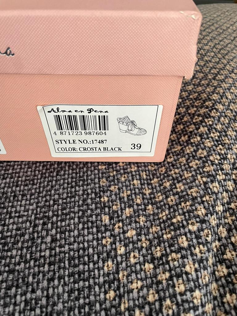 Schoenen Alma&Pena nieuw 39, Ophalen, Zwart, Nieuw, Sneakers of Gympen
