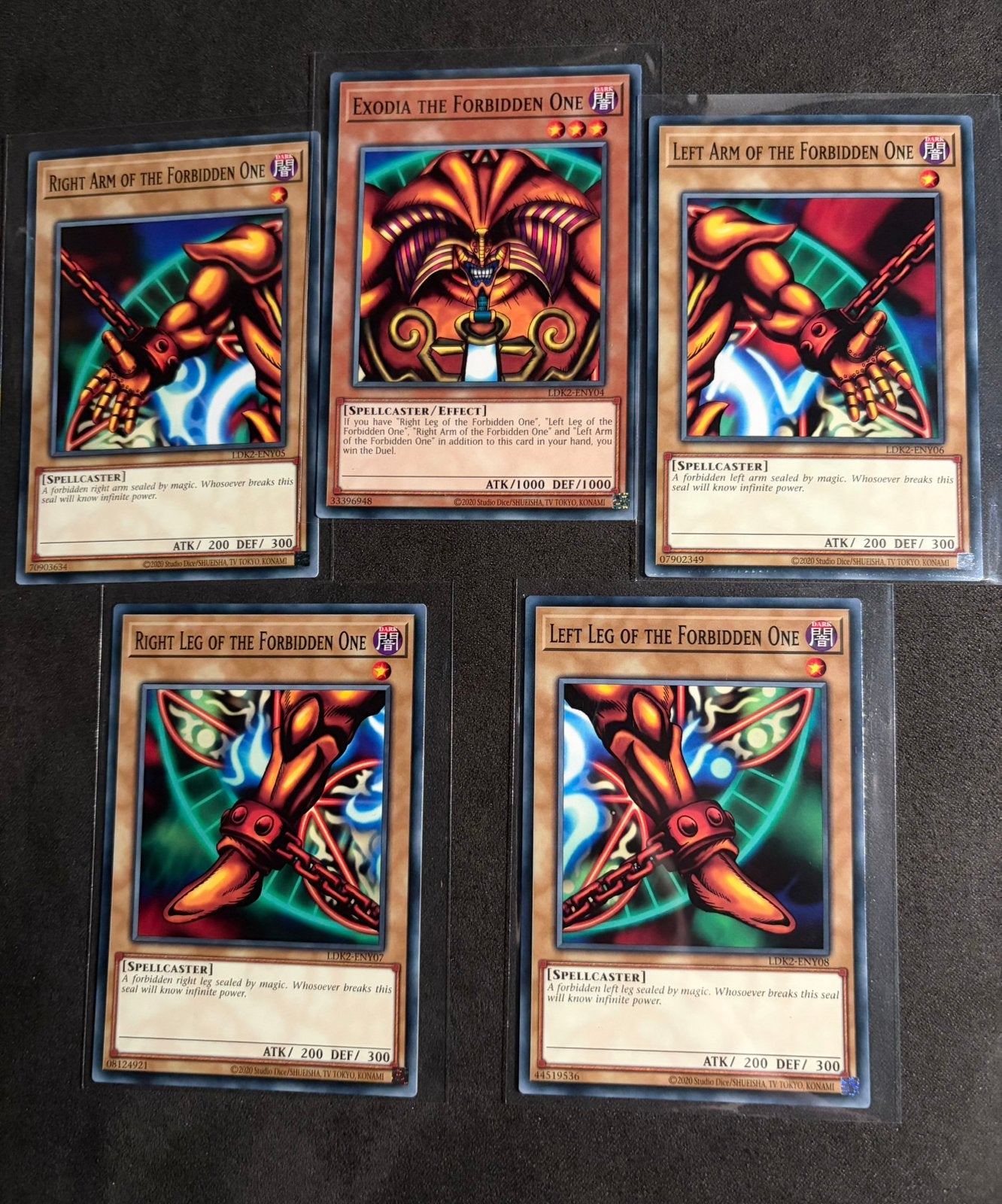 Yu-gi-Oh! Volledige Exodia, Hobby en Vrije tijd, Verzamelkaartspellen | Yu-gi-Oh!, Ophalen of Verzenden, Zo goed als nieuw