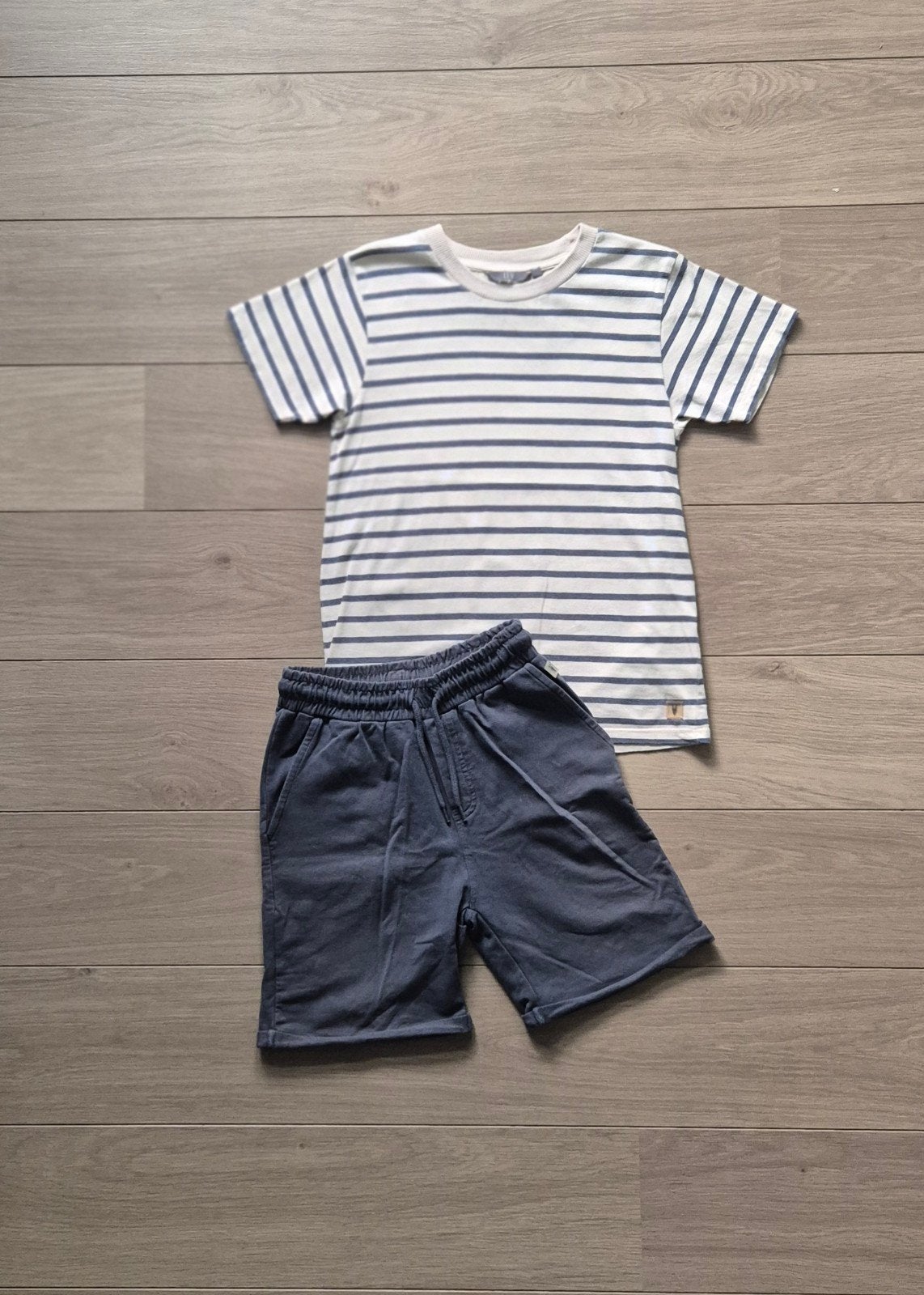 Levv shirt t-shirt short korte broek mt 140, Kinderen en Baby's, Kinderkleding | Maat 140, Ophalen of Verzenden, Jongen, Setje