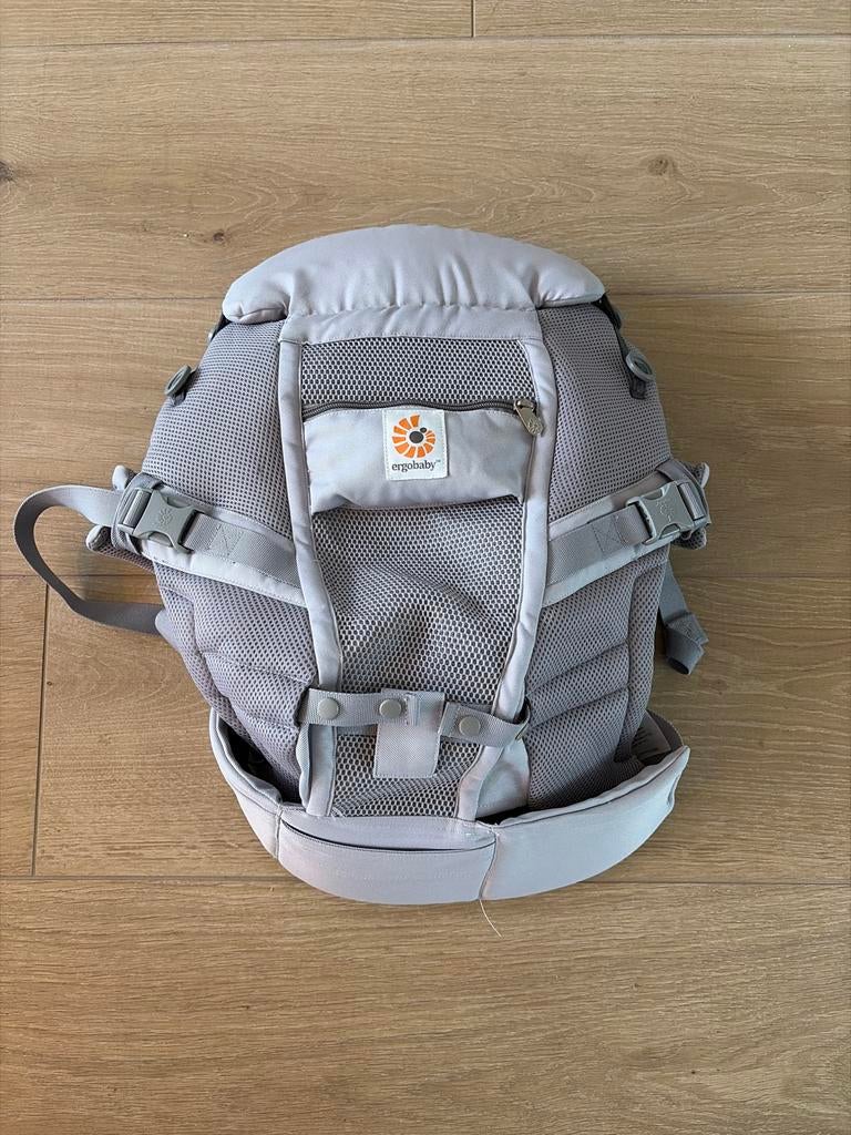Ergobaby Adapt Cool Air Pearl Grey draagzak, Buik of Rug, Zo goed als nieuw, Draagzak, Ophalen