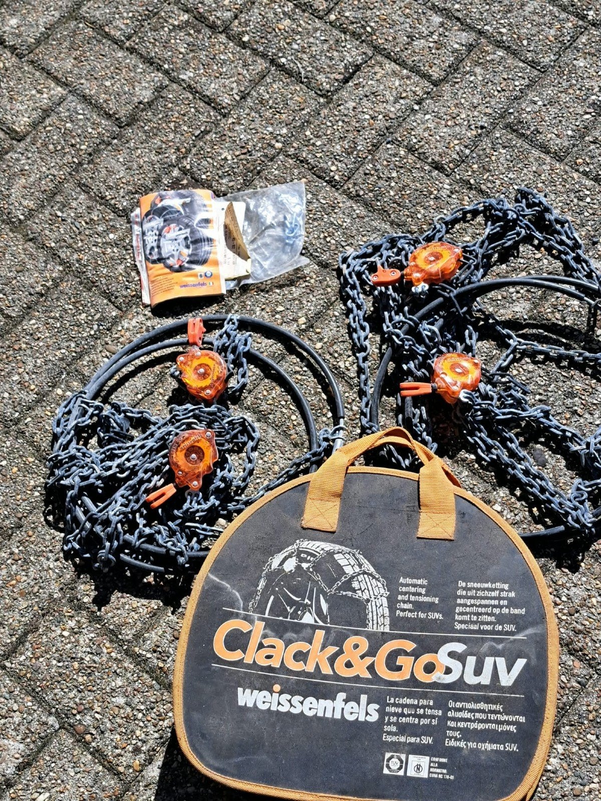 Weissenfels Clack&Go SUV sneeuwkettingen (LT285/75R16), Auto diversen, Ophalen, Gebruikt