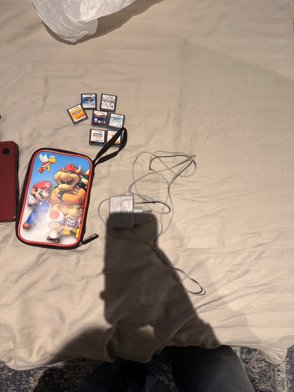 Nintendo DSi XL Rood met SD-kaart vol games en accessoires, Spelcomputers en Games, Dsi XL, Ophalen of Verzenden, Rood, Gebruikt