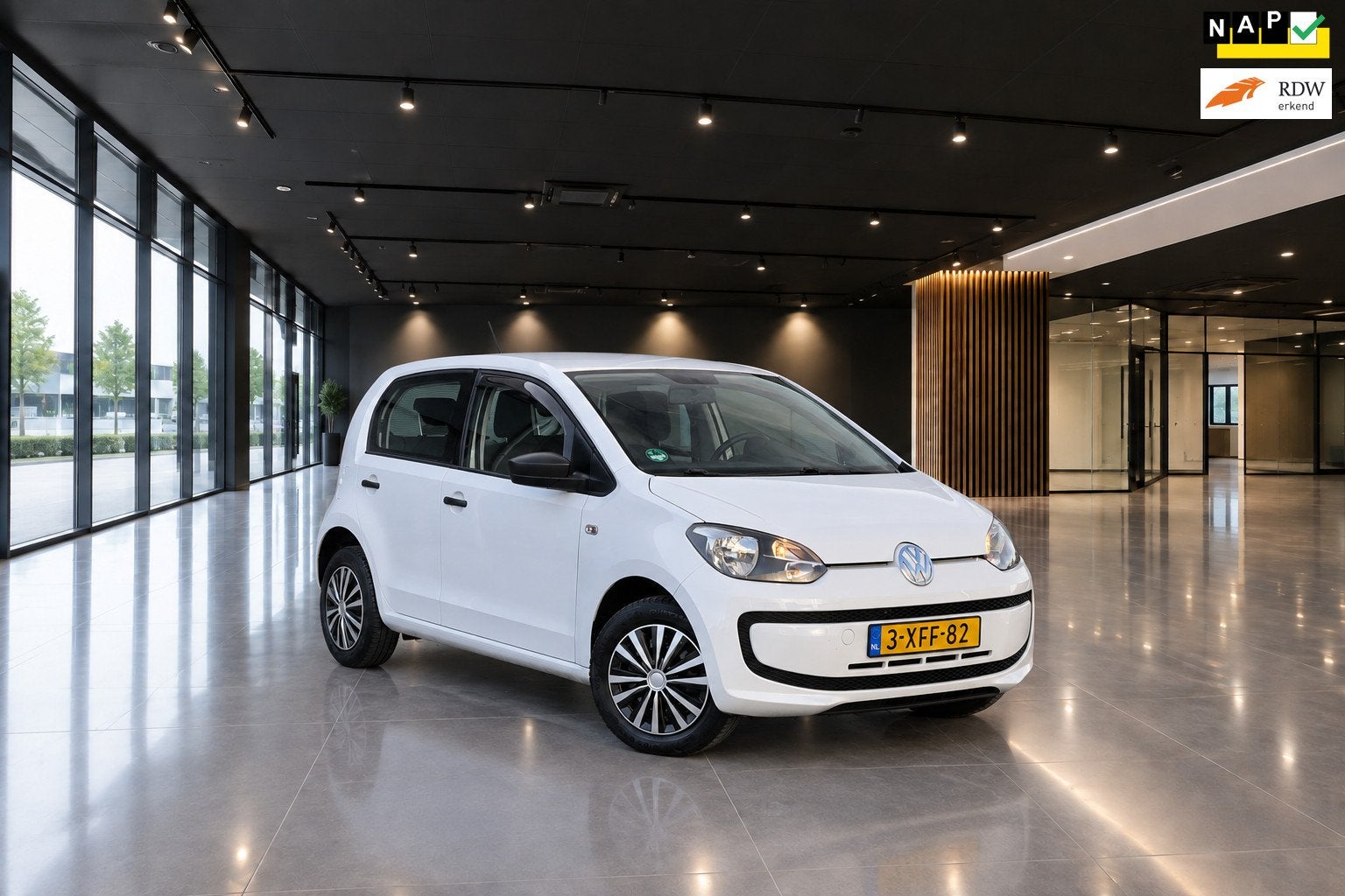 Volkswagen Up! 1.0 TAKE UP! BLUEMOTION / CNG AARDGAS, Auto's, Volkswagen, Voorwielaandrijving, Euro 5, Stof, Up!
