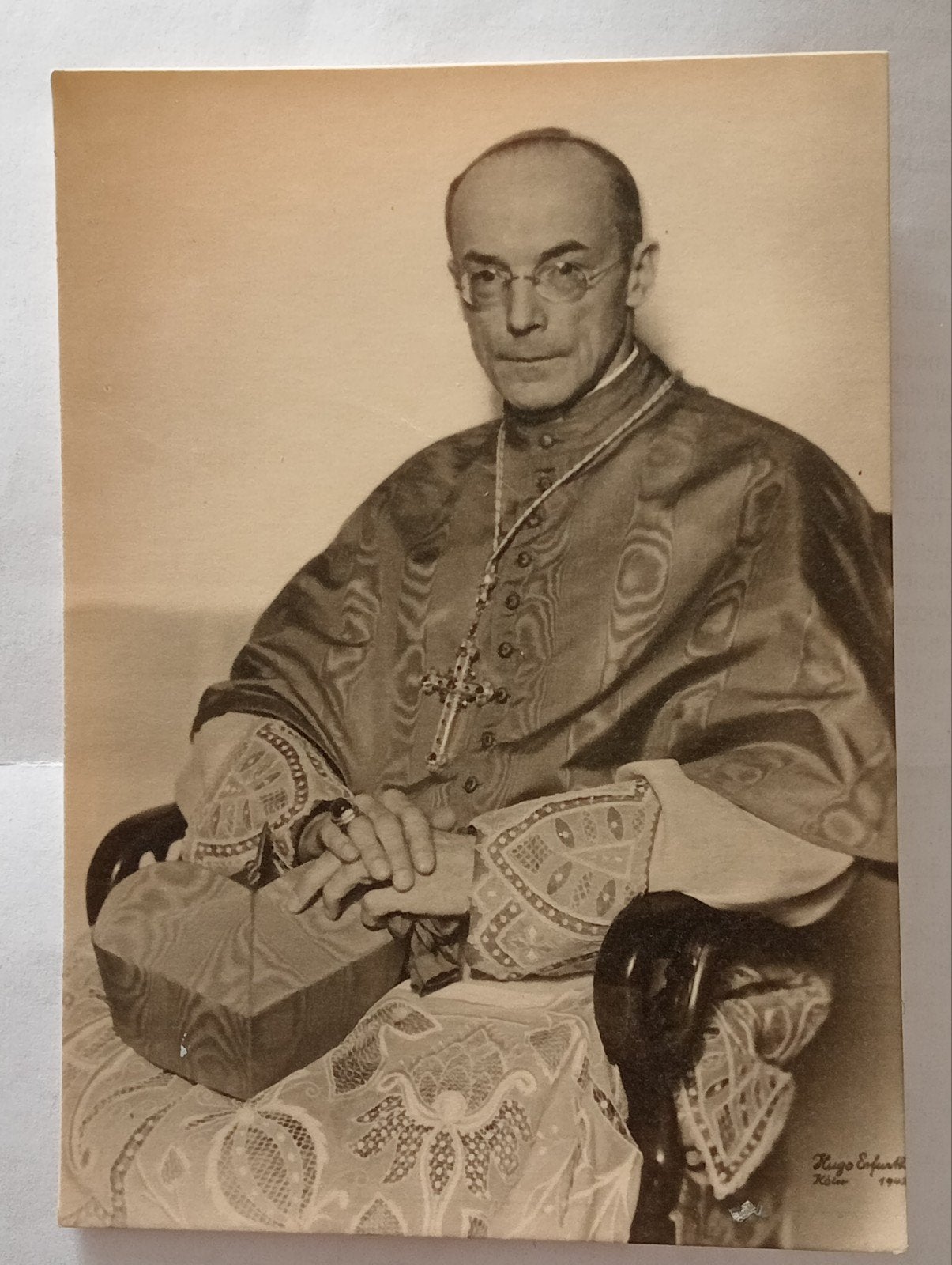 Originele foto Priester Keulen 1942, ca. 10x15 cm, Ophalen of Verzenden, 1940 tot 1960, Overige onderwerpen