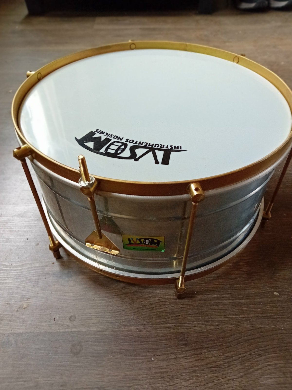 IVSOM Snaredrum met draagtas en drumstokken, Muziek en Instrumenten, Drumstellen en Slagwerk, Ophalen, Gebruikt, Overige merken