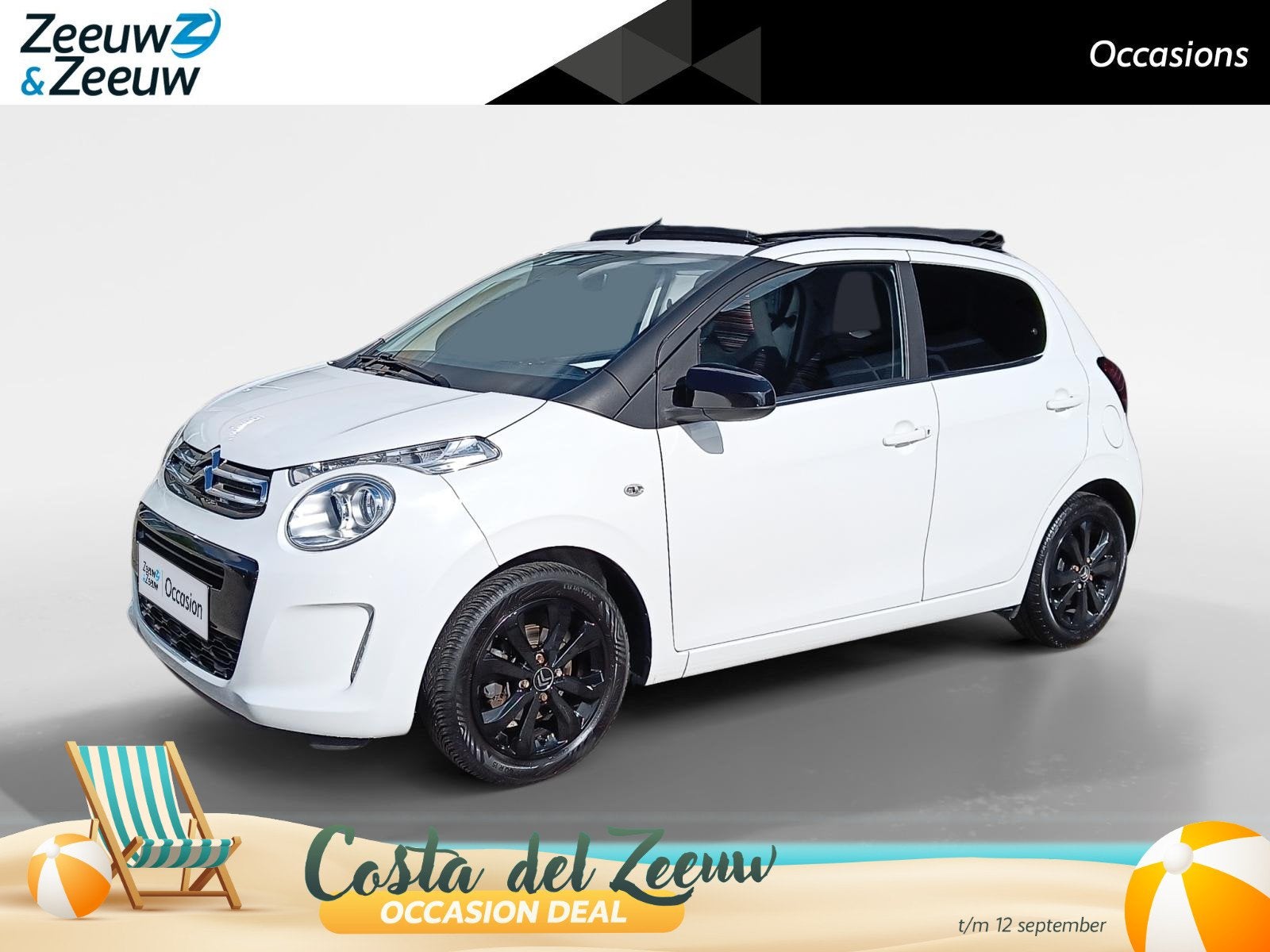 Citroen C1 1.0 VTi Airscape Shine | Automatische airco | Lic, Voorwielaandrijving, 12 maanden, Stof, Gebruikt