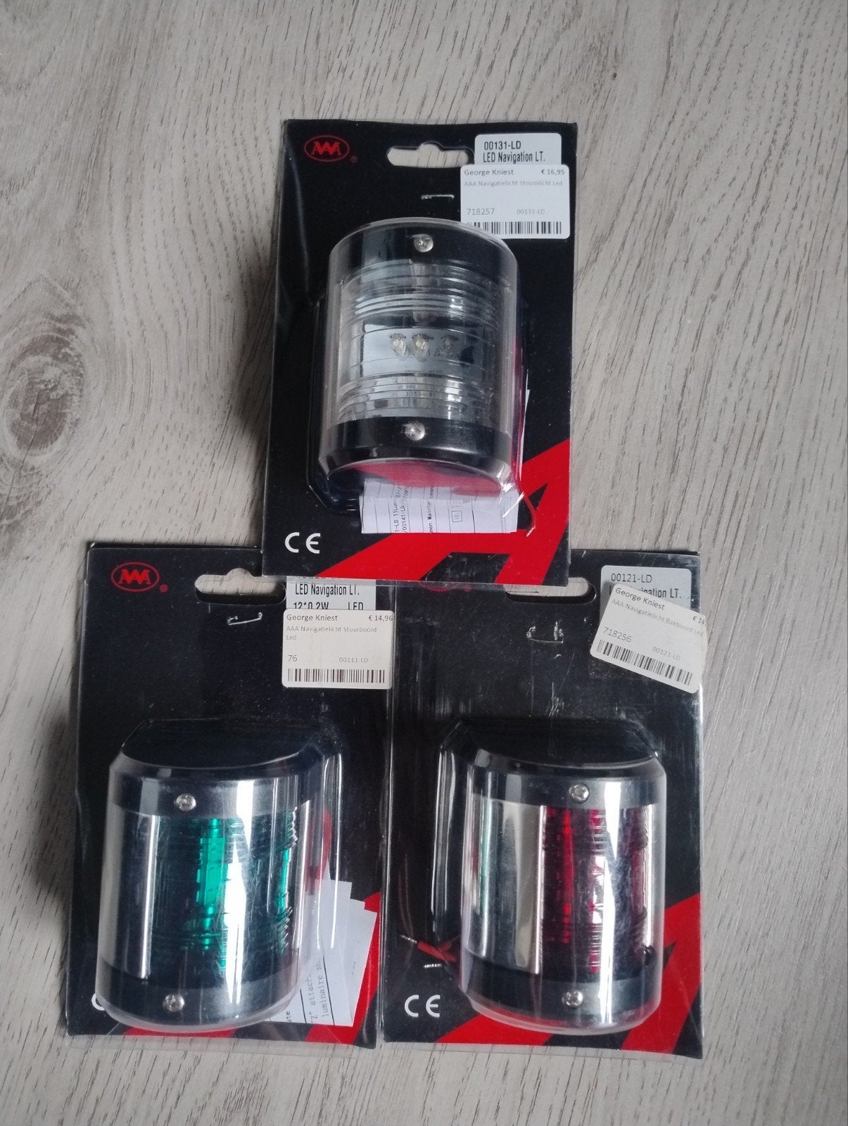 Set van 3 LED navigatieverlichting (bb, sb en heklicht), Ophalen of Verzenden, Nieuw, Overige typen