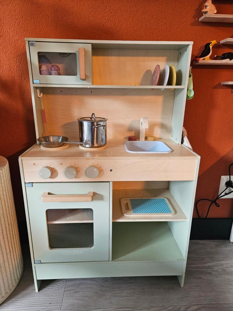Little Dutch Speelkeukentje met accessoires, Kinderen en Baby's, Speelgoed | Speelkeukens, Ophalen, Gebruikt, Hout, Speelkeuken