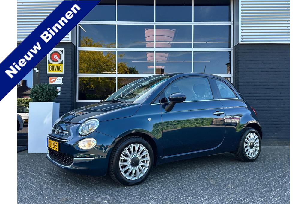 Fiat 500 0.9 Turbo Lounge, Airco, Bluetooth, Pano, PDC, NAP, Auto's, Voorwielaandrijving, Stof, Gebruikt, 905 kg