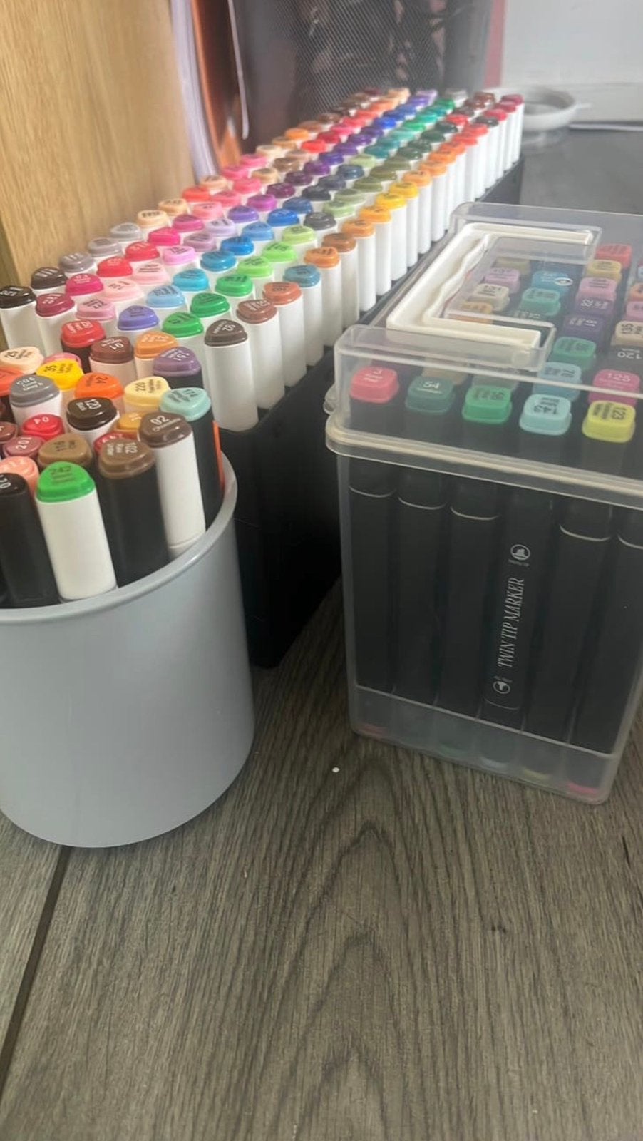 Twin markers / aqua markers / stiften, Ophalen, Zo goed als nieuw, Potlood of Stift