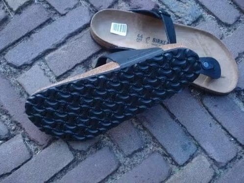 BIRKENSTOCK GIZEH ZWART 44 NIEUW GRATIS VERZENDING PER POST, Slippers, Verzenden, Zwart, Nieuw