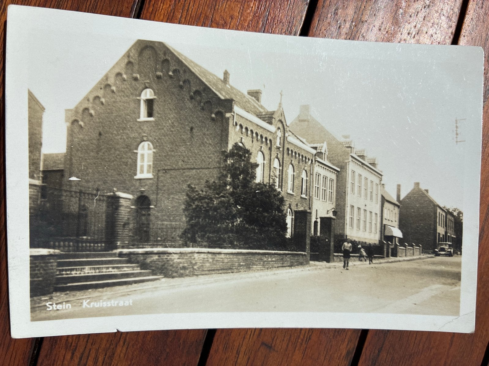 Oude Ansichtkaart Stein - Kruisstraat, Limburg (Gelopen), Ophalen of Verzenden, Voor 1920, Gelopen, Limburg
