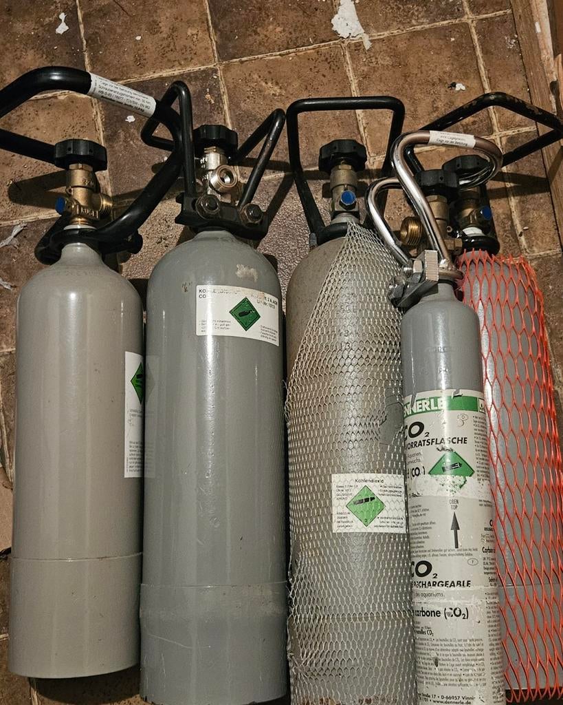 Co2 fles 5stuk, Dieren en Toebehoren, Vissen | Aquaria en Toebehoren, Ophalen of Verzenden