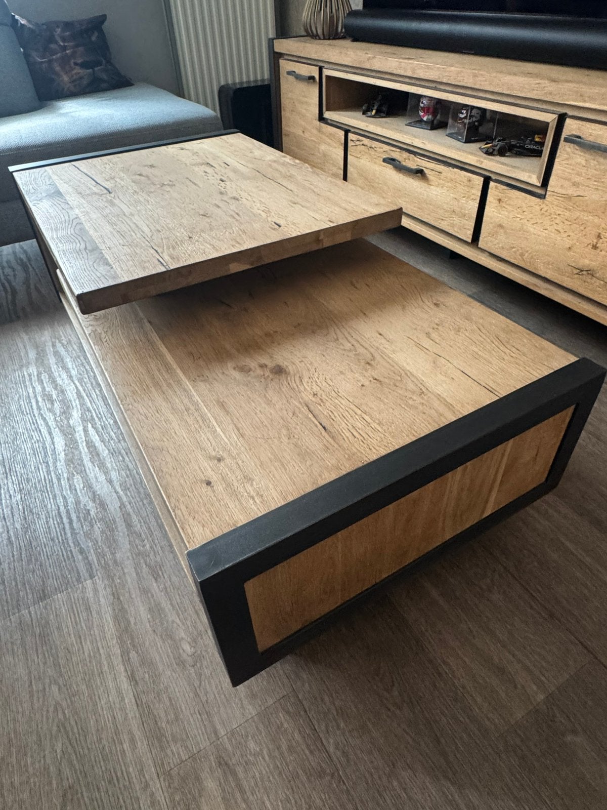 Salontafel Henders en Hazel Metalo, Ophalen, 100 tot 150 cm, 50 tot 100 cm, Zo goed als nieuw