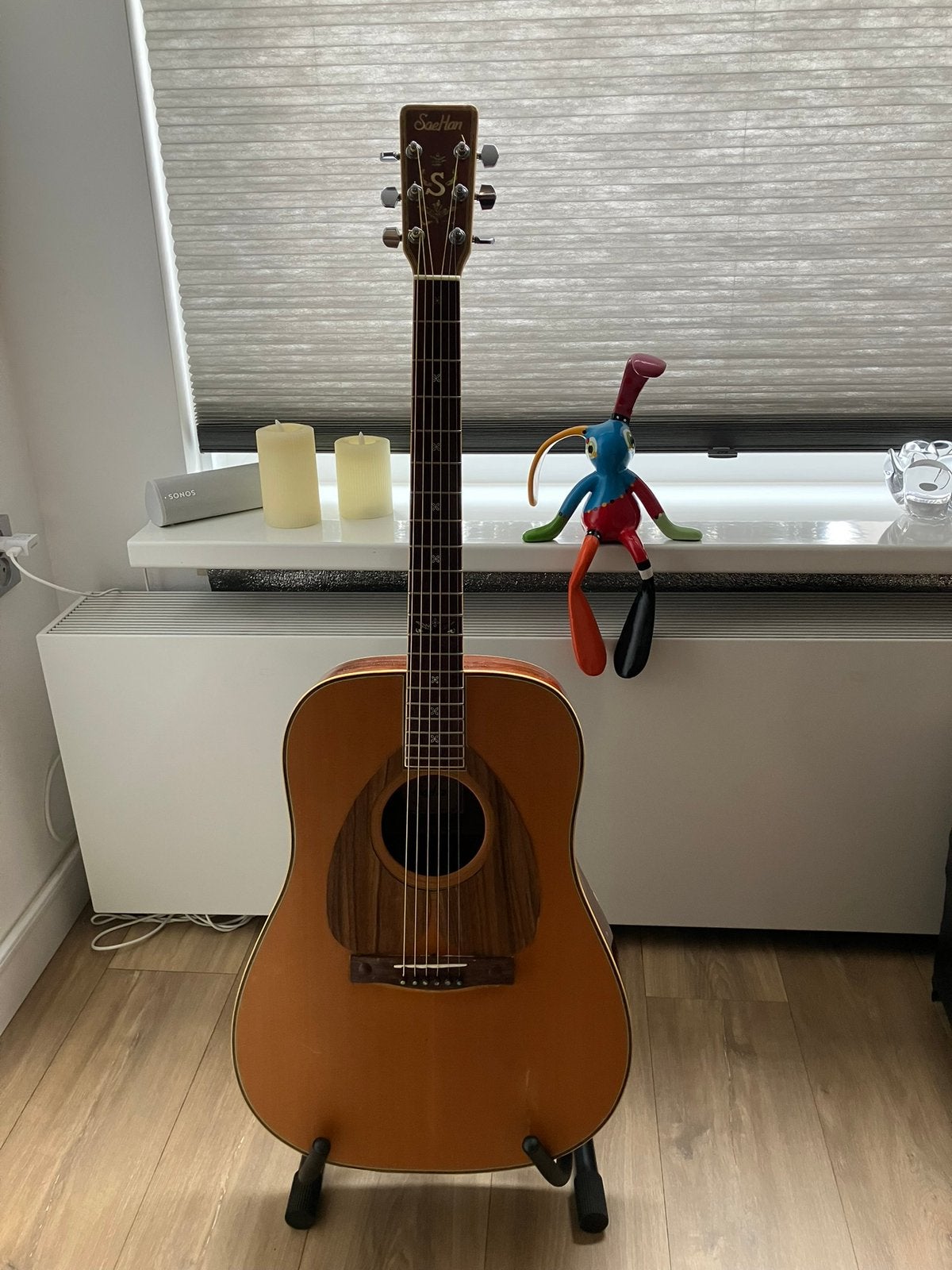 SaeHan SJ1100 vintage 1991 Korea zeldzaam, Ophalen of Verzenden, Gebruikt, Western- of Steelstringgitaar