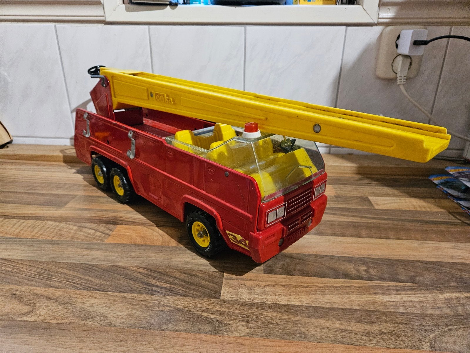 Tonka Grote Brandweer Wagen, Antiek en Kunst, Antiek | Speelgoed, Ophalen of Verzenden
