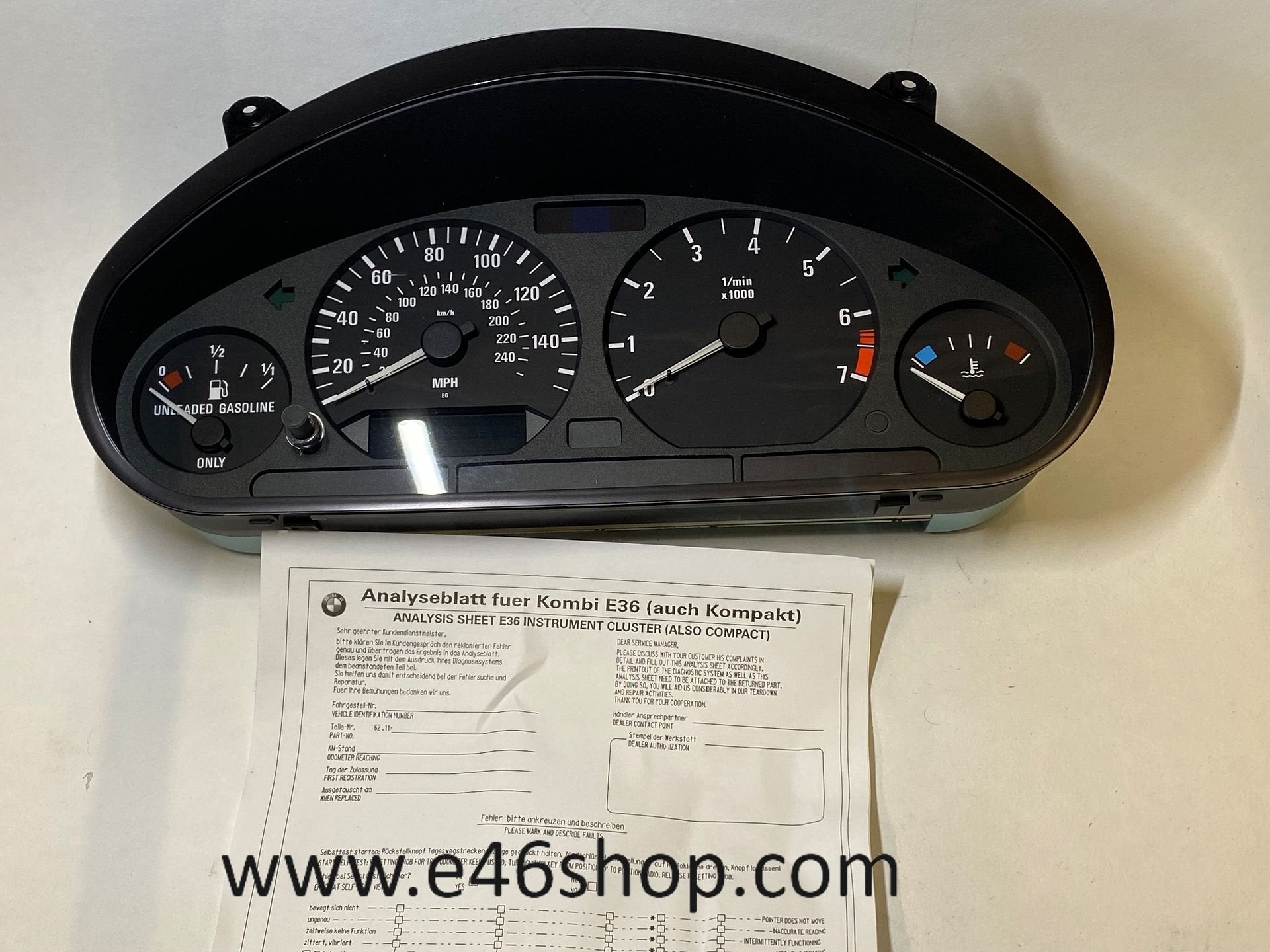 TELLERBAK ZONDER CODE BMW Z3 1.9 USA OE 62118371581, Auto-onderdelen, Dashboard en Schakelaars, -, -, Nieuw, Ophalen of Verzenden