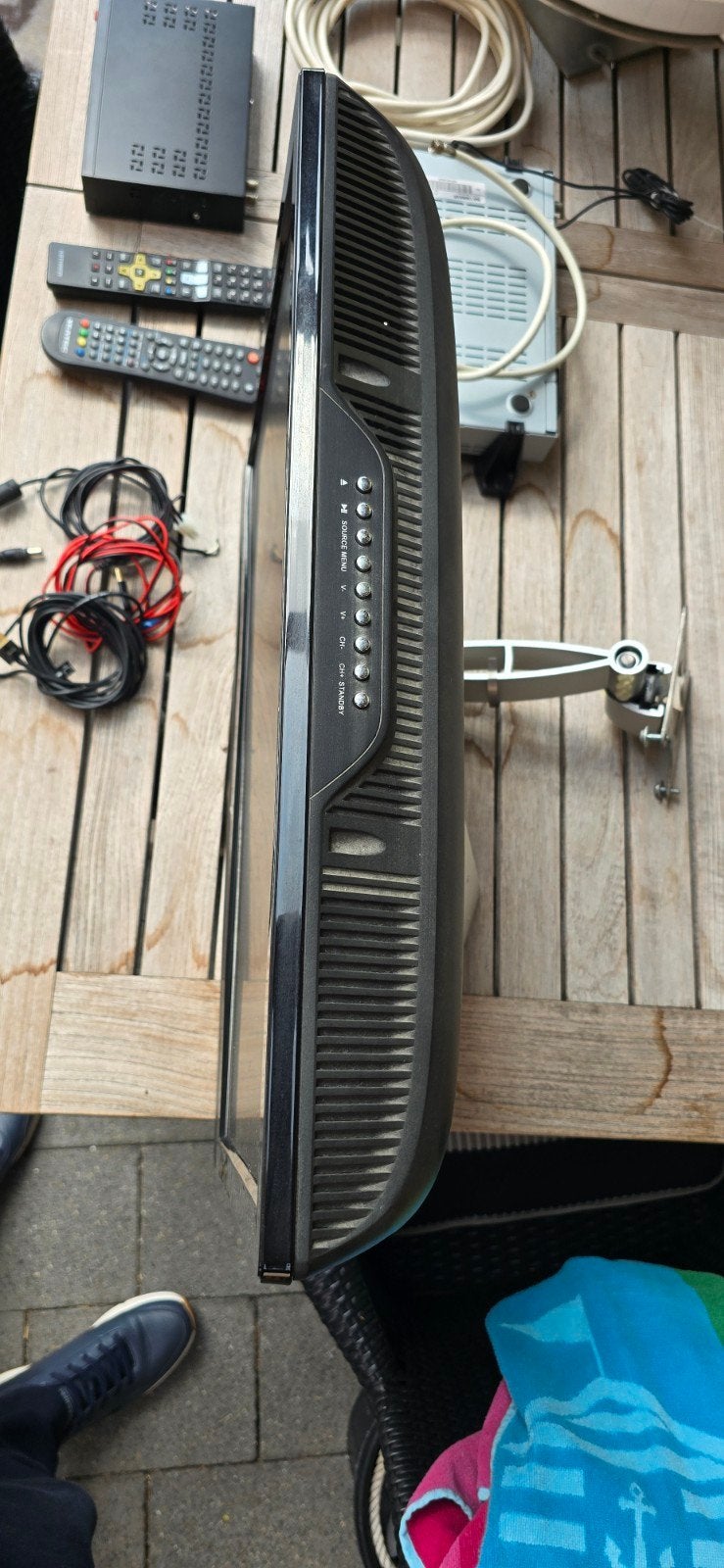 Complete Megasat Satelliet Set met Automatische Schotel & TV, Ophalen of Verzenden