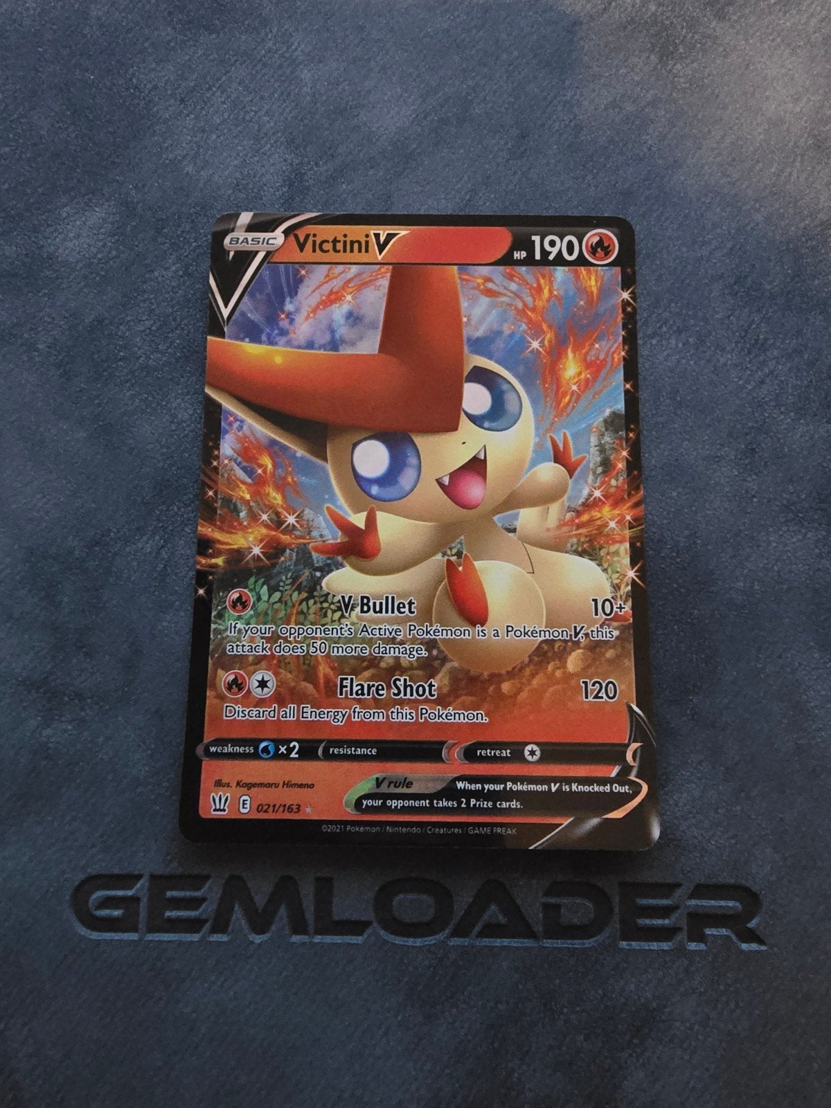 Victini V 021/163 Battle Styles Pokémon, Hobby en Vrije tijd, Ophalen of Verzenden, Zo goed als nieuw